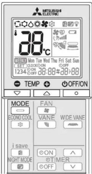 MITSUBISHI MSZAP25VGK - SELECTION DES MODES DE FONCTIONNEMENT - 1