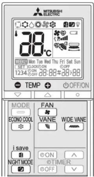 MITSUBISHI MSZAP25VGK - TRYB I-SAVE - 1