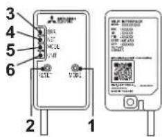MITSUBISHI MSZAP25VGK - Übersicht über die Wi-Fi-Schnittstelle - 1