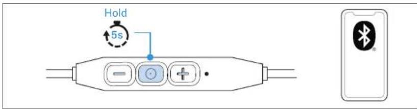SENNHEISER CX 150BT - Connecter le casque à un apparéil Bluetooth - 1