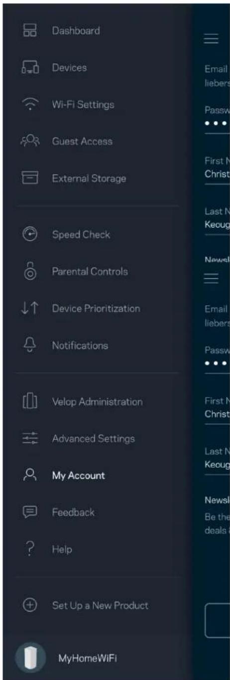 LINKSYS Velop MX5300 - Table des matières - 6