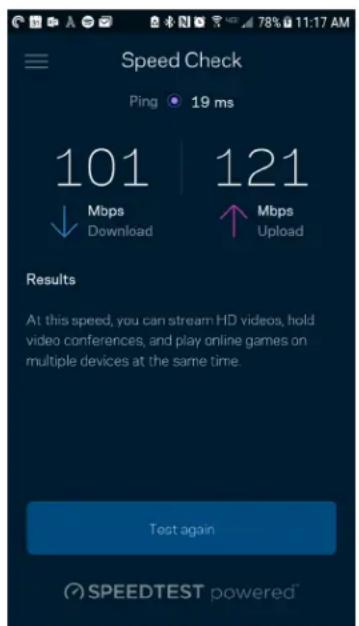 LINKSYS Velop MX5300 - Speed Check (Test de vitesse) - 2