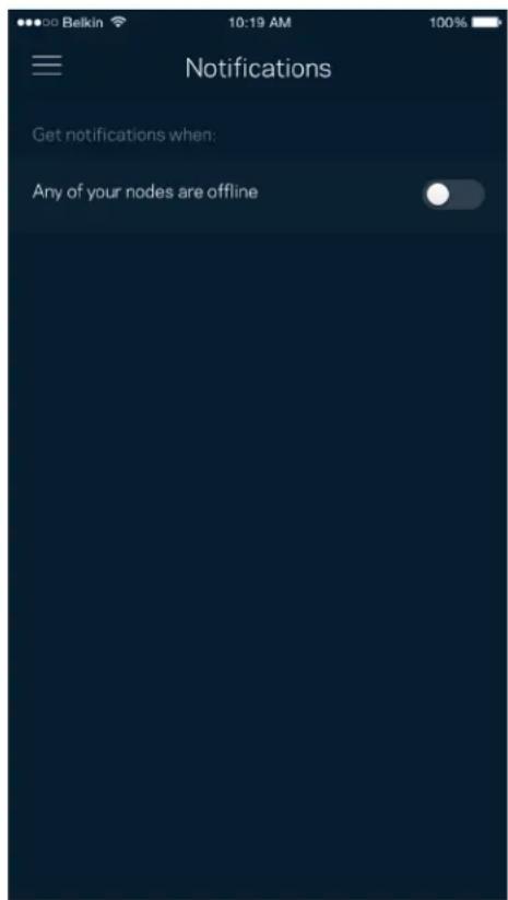 LINKSYS Velop MX5300 - Notifications - 2