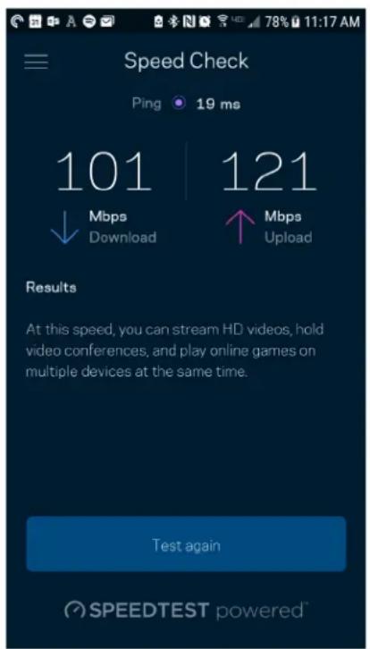 LINKSYS Velop MX5300 - Greicio patikra - 2
