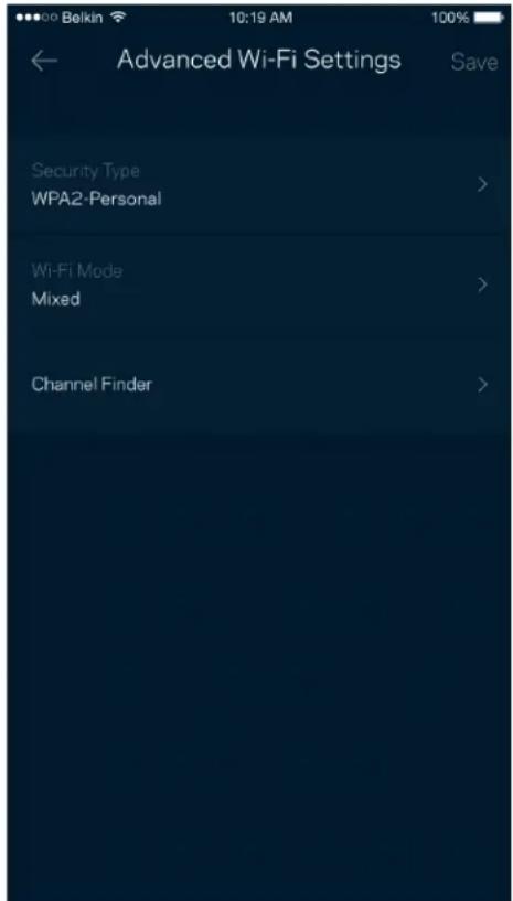 LINKSYS Velop MX5300 - Ustawenia zaawansowane - 1