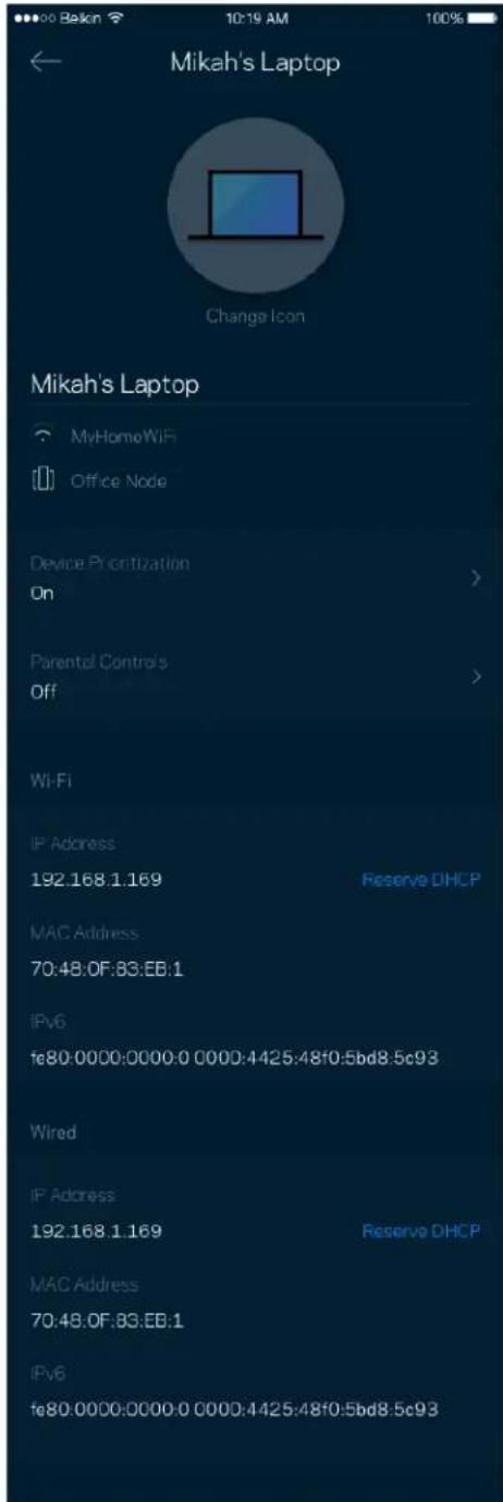 LINKSYS Velop MX5300 - Para visualizar ou alterar detailhes do dispositorio - 1