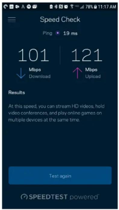 LINKSYS Velop MX5300 - Verificacao de velocidade - 2