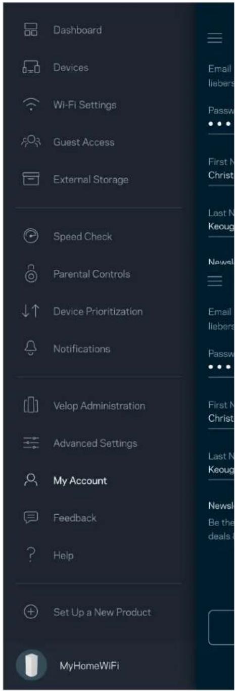 LINKSYS Velop MX5300 - Moje konto - 1