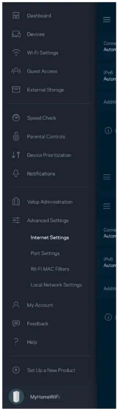 LINKSYS Velop MX5300 - Table des matières - 4
