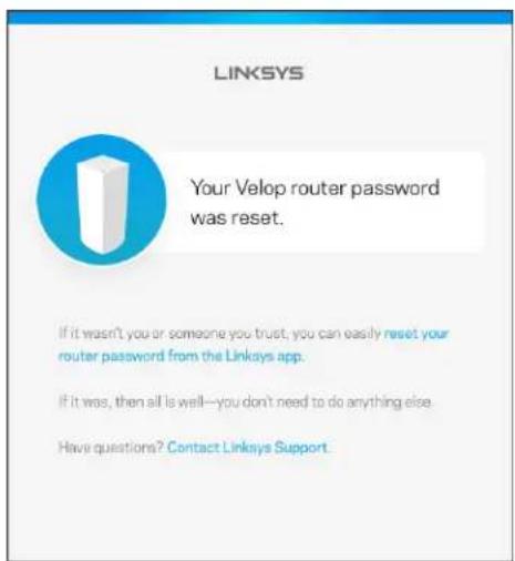 LINKSYS Velop MX5300 - Kata sandi admin Velop - 2