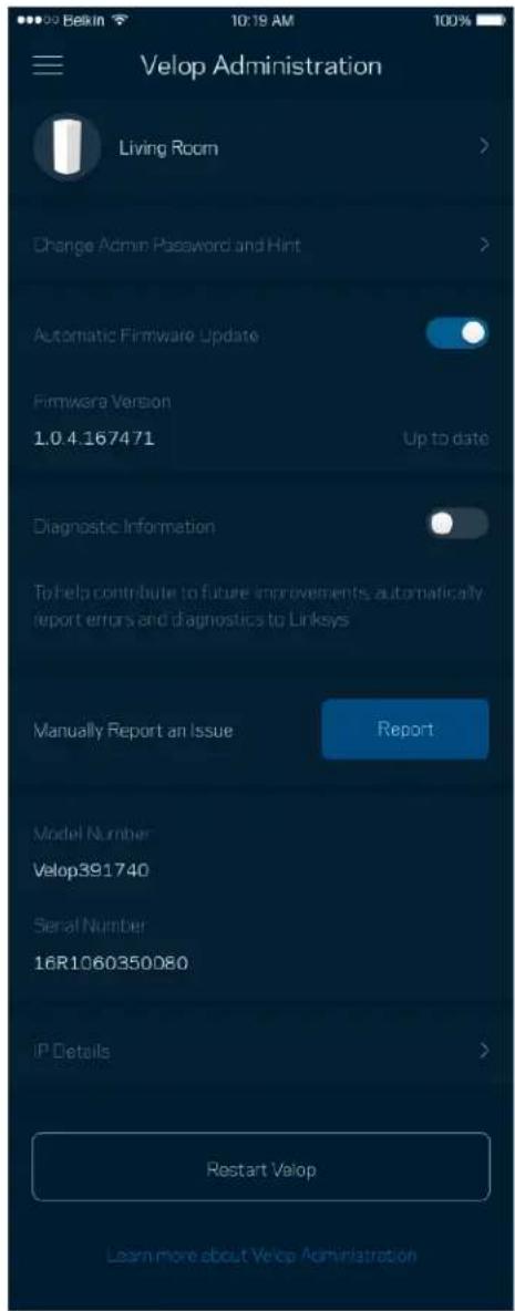 LINKSYS Velop MX5300 - Administrare Velop - 2