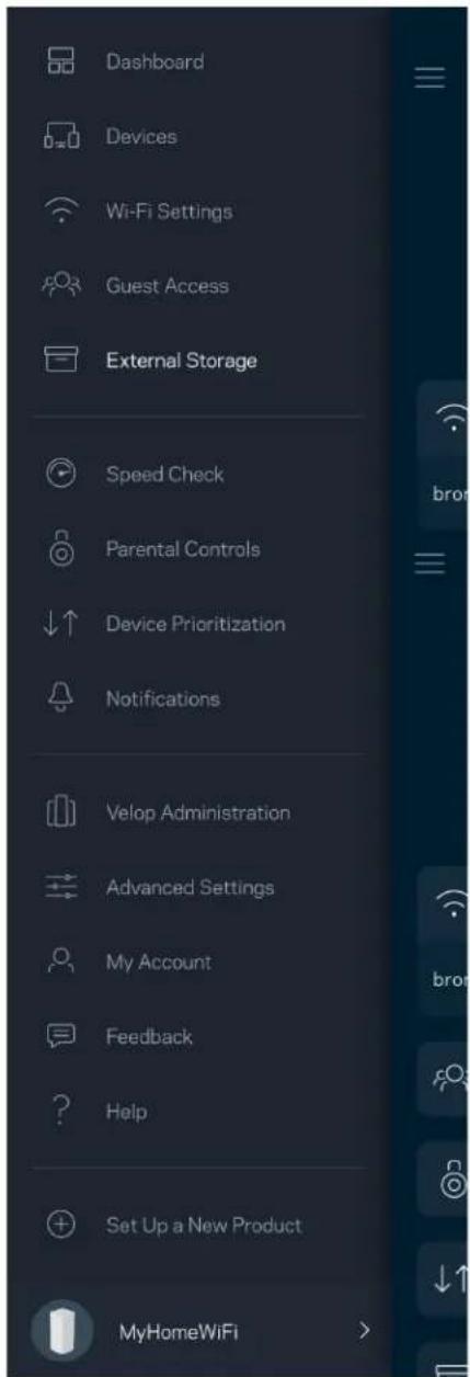 LINKSYS Velop MX5300 - External Storage - 1
