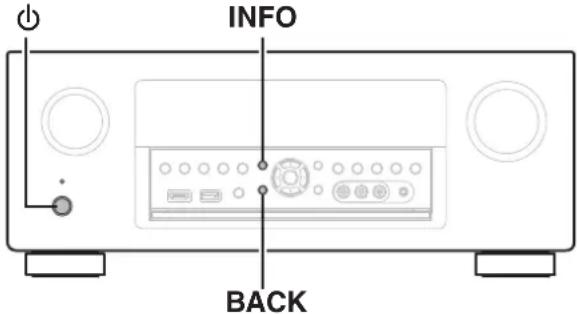 DENON AVRX4400H - Réinitialisation des réglages d'usine - 1