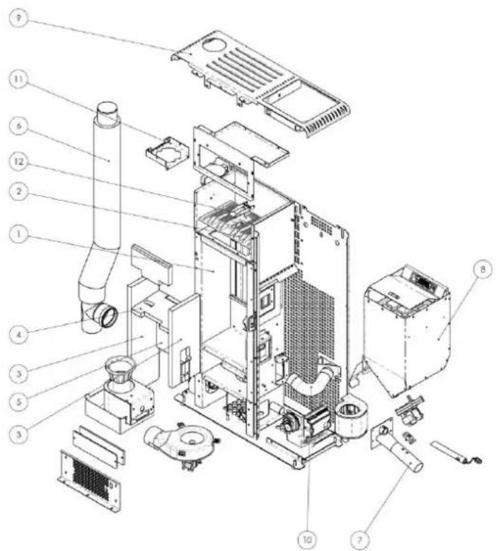Cola Cupido - Stove internal parts - 1