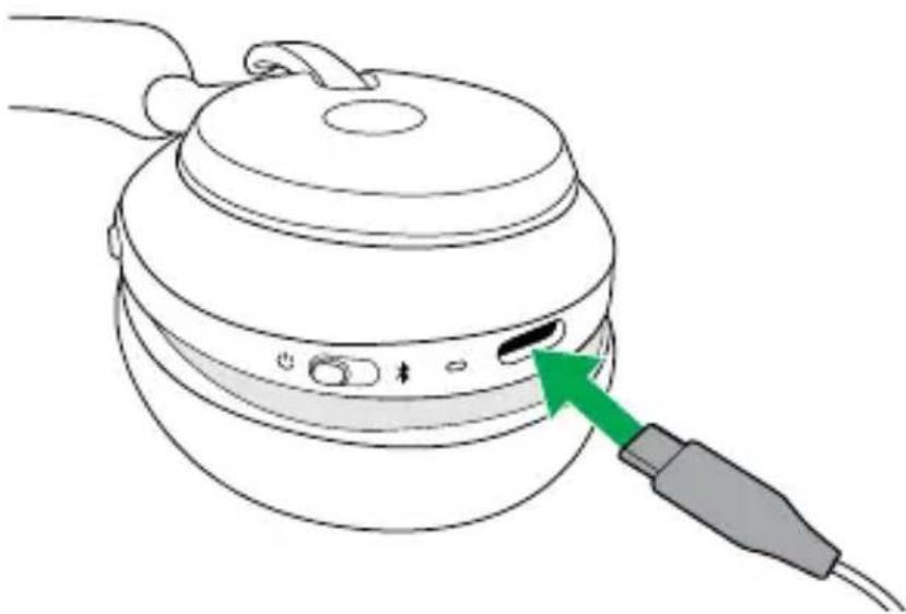 JABRA Evolve2 65 - Recharge à l'aide du cable de recharge USB - 1