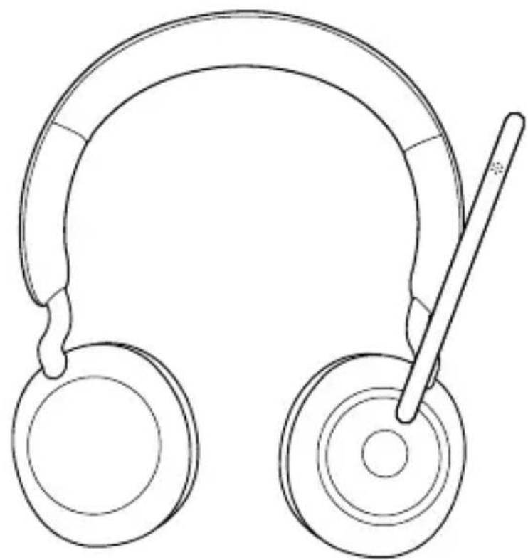 JABRA Evolve2 65 - Micro-casque rabattable - 1