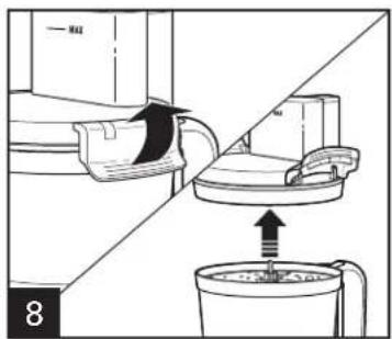 HAMILTON BEACH 70721 - How to Use Reversible Slicing/Shredding Disc (cont.) - 5