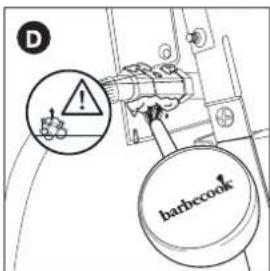 BARBECOOK Spring 3212 - For a sjekke om det lekker gass - 6