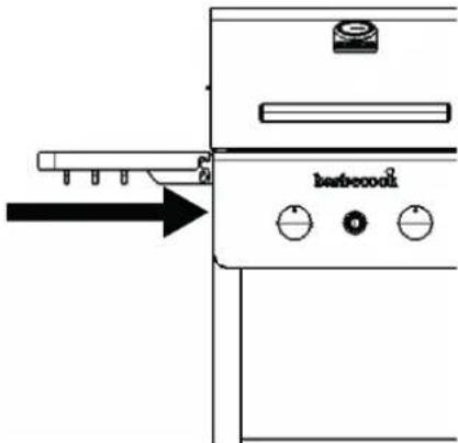 BARBECOOK Spring 3212 - Pripojenie hadice k spotrebicu - 2