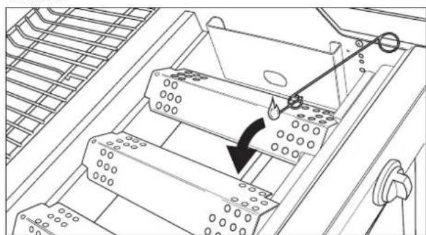 BARBECOOK Spring 3212 - UTILISATION D'UNE ALLUMETTE - 2