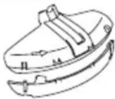 MAKITA DUR369LZ - Bonne combinaison de l'outil de coupe et du protecteur - 5
