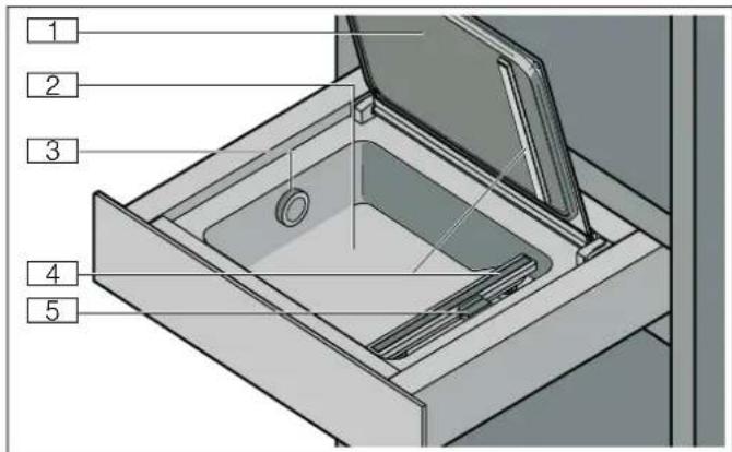 GAGGENAU DV061100 - Opbouw van de vacumeerlade - 1