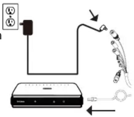 D-LINK DCS7517 - Allgemeiner Anschluss mit 12 V DC-Netzteil (nicht im Lieferumfang) - 1