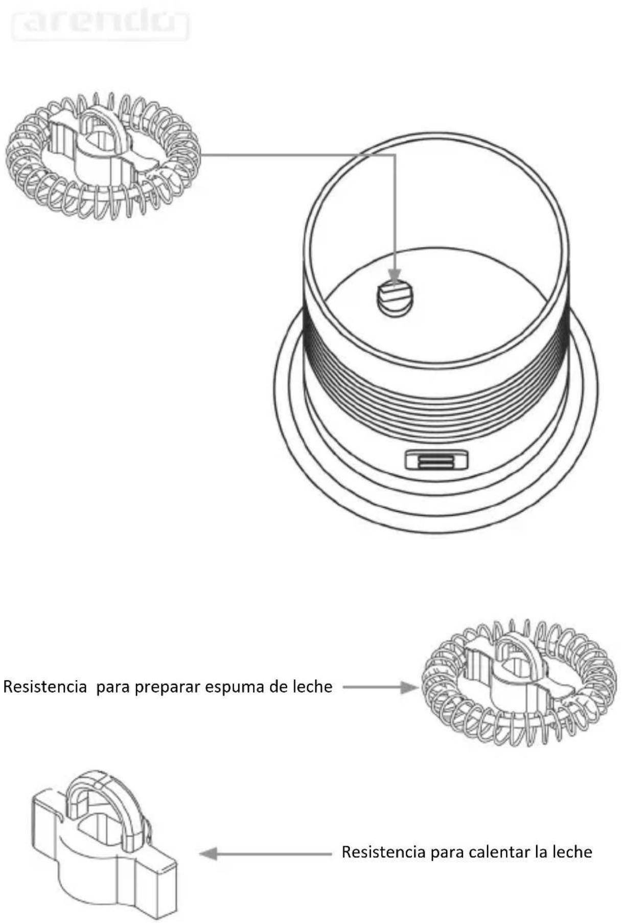 Arendo Milkloud 301673 - Detalles del producto - 2