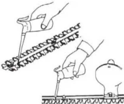 Tanaka THT2530 - Hoja de la cortadora (Fig. 16, 17) - 2