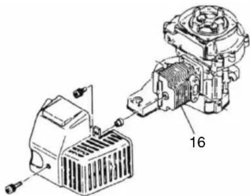 Tanaka THT2530 - Nettoyage des ailettes du cylindre (Fig. 20) - 2