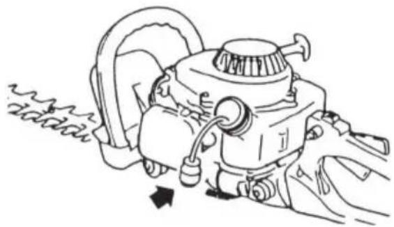 Tanaka THT2530 - Nettoyage du filtré à carburant (Fig. 19) - 1
