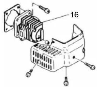 Tanaka THT2530 - Gear case (Fig. 18) - 2