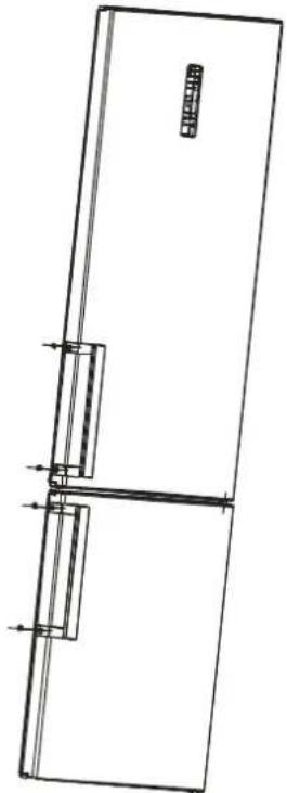 TEKA NFL 430 S - Einbauanleitung Türgriffe (optional) - 3