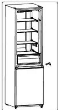 TEKA NFL 430 S - 2.2.Inversion du sens d'ouverture de la porte - 4