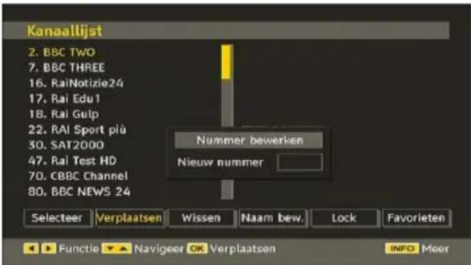 TELEFUNKEN TFX1646D857U - Zenders verplaatsen in de zenderlijkest - 1