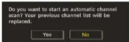 TELEFUNKEN TFX1646D857U - Auto Channel Scan (Retune) - 1