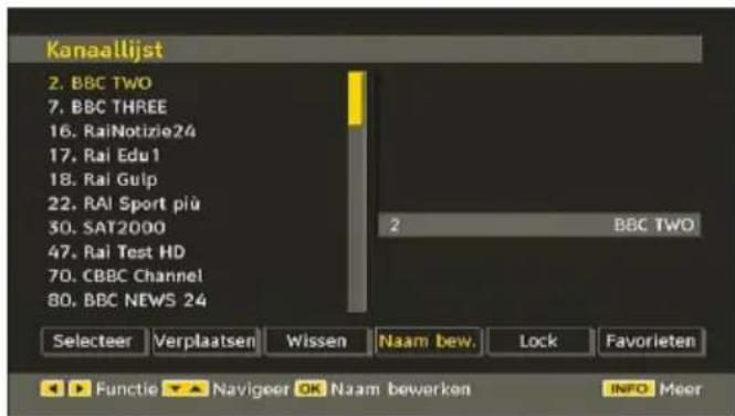 TELEFUNKEN TFX1646D857U - De naam van zenders wijzigen - 1