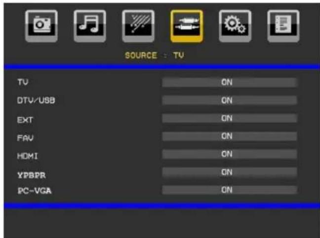 TELEFUNKEN TFX1646D857U - Input Selection - 1