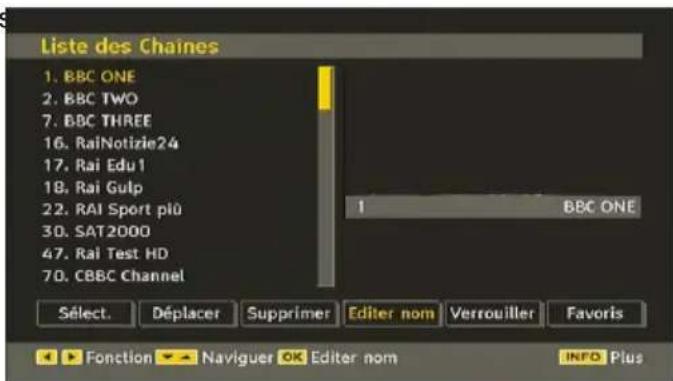 TELEFUNKEN TFX1646D857U - Renommer des chaînes - 1