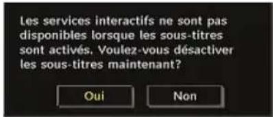 TELEFUNKEN TFX1646D857U - Affichage des sous-titres - 1