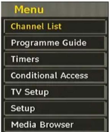 TELEFUNKEN TFX1646D857U - IDTV Menu System - 1