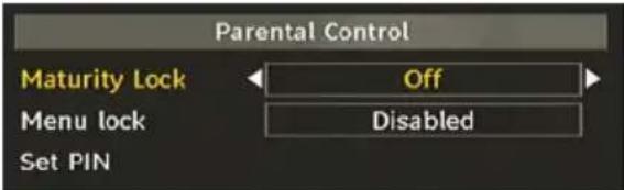 TELEFUNKEN TFX1646D857U - Parental Control - 1