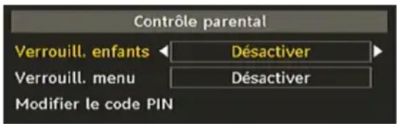 TELEFUNKEN TFX1646D857U - Contrôle parental - 1