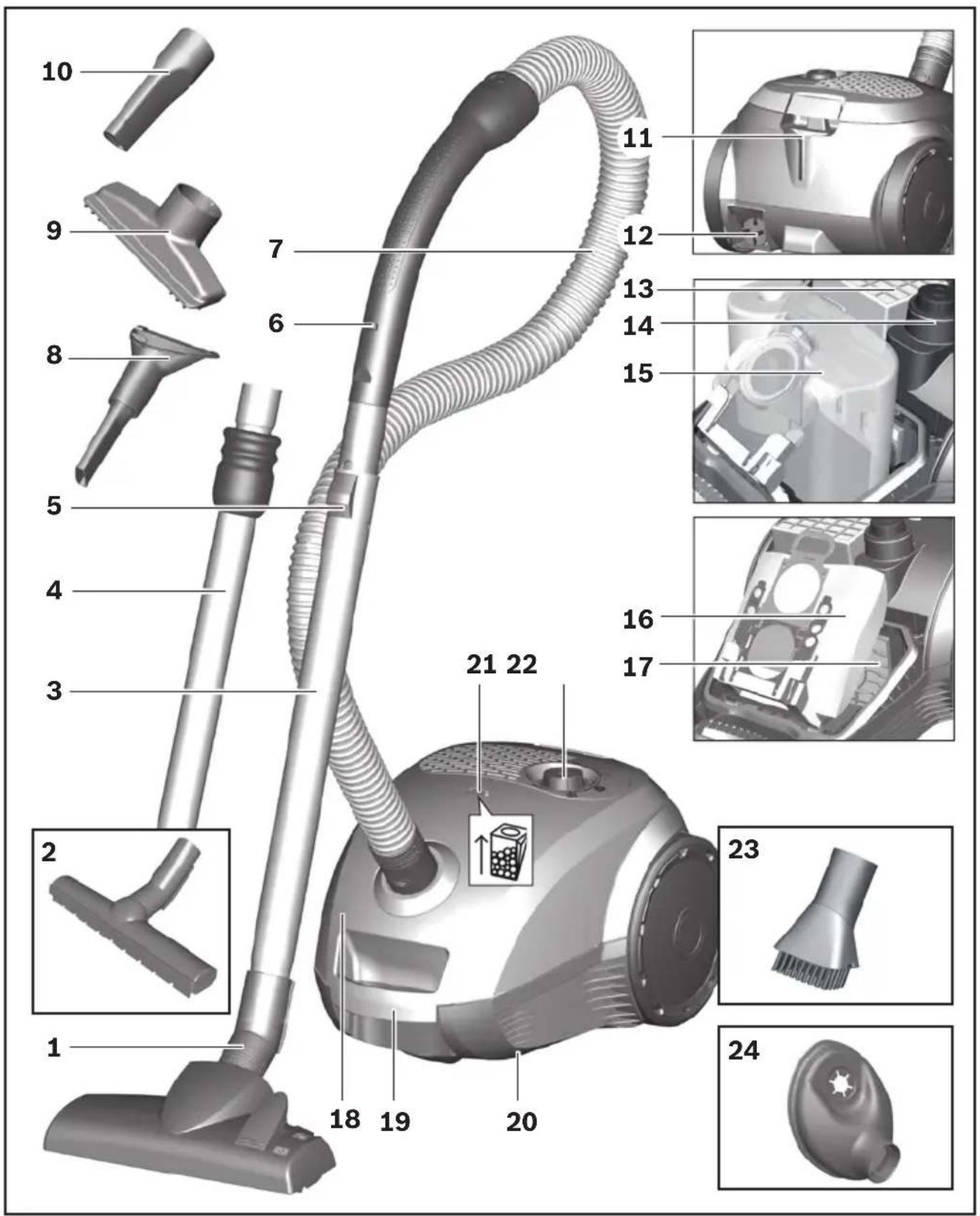 BOSCH Serie 2 BGN2A3028 - 1