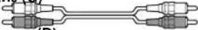 SONY STRDE945 - Cordons audio (non fournis) - 1