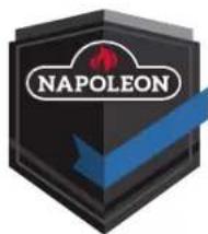 Napoleon Pro Charcoal Leg - jaar beperkte Napoleon President's Garantie - 1