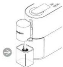 KRUPS Nespresso Atelier XN8908 - Заполнение системы после опорожнения или слива. - 4