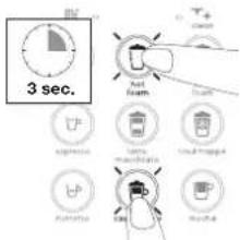 KRUPS Nespresso Atelier XN8908 - Automatische Energiespareinstellung/Impostazione dello spegnimento automatico - 1
