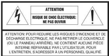 YAMAHA YHT5950U - PRÉCAUTIONS CONCERNANT LA SÉCURITÉ - 1
