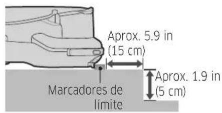 SAMSUNG Powerbot R7065 - Acerca de los marcadores de limite - 2